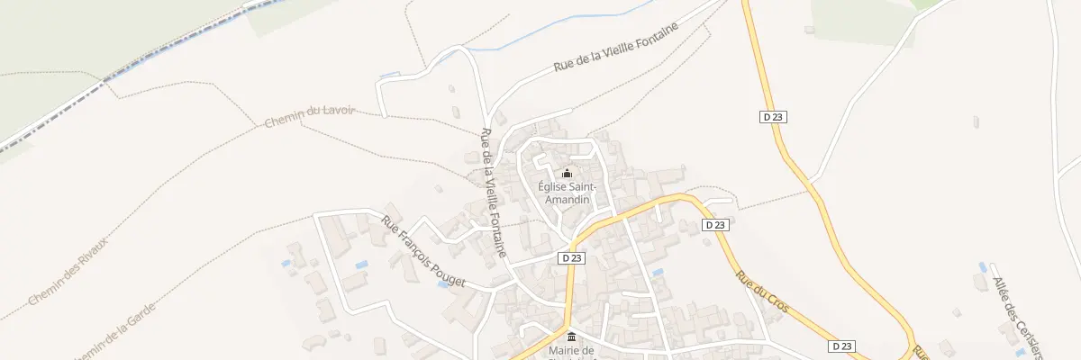 Plan du 2 Rue des Templiers à Chadeleuf
