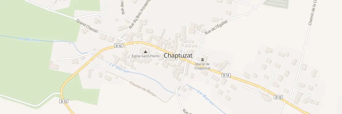 Plan du 43 Rte du Château à Chaptuzat