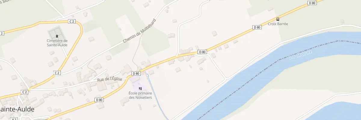 Plan du 58 Rue du Bourg à Sainte-Aulde