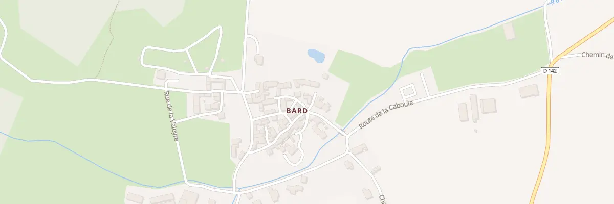 Plan du 9004 Pl du Four (Bard) à Boudes