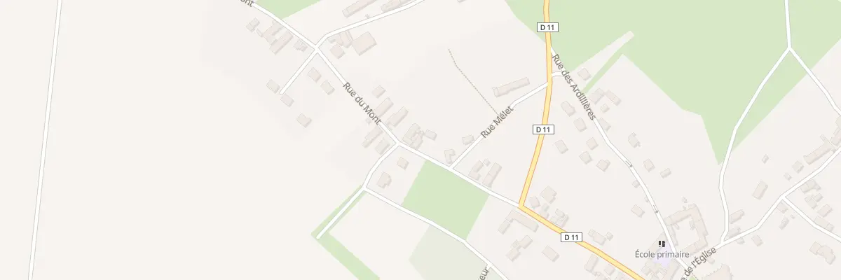 Plan du 18 Rue du Mont à Chézy-en-Orxois