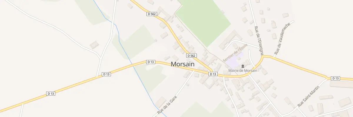 Plan du 1 Rue St Martin à Morsain