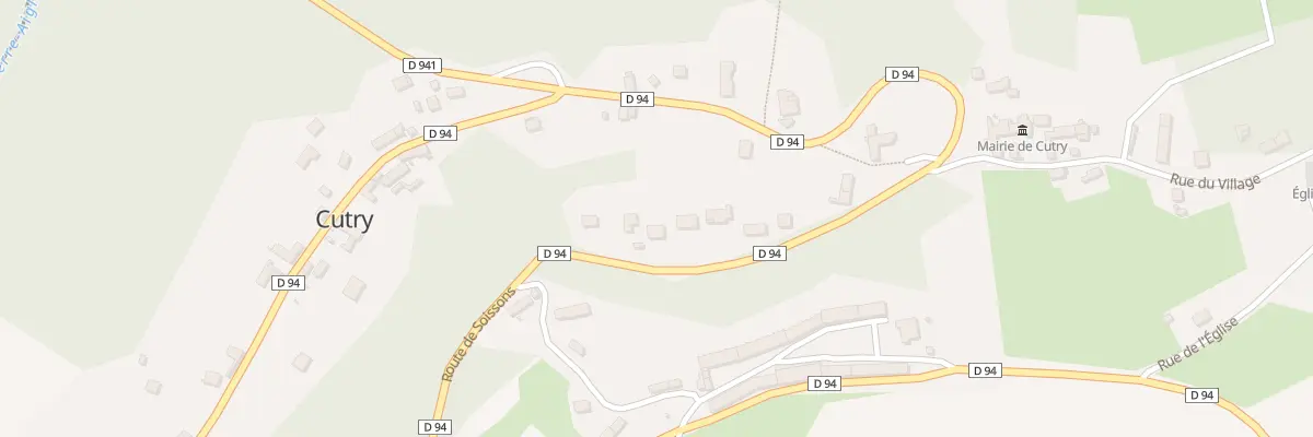Plan du 18 Rte de Soissons à Cutry