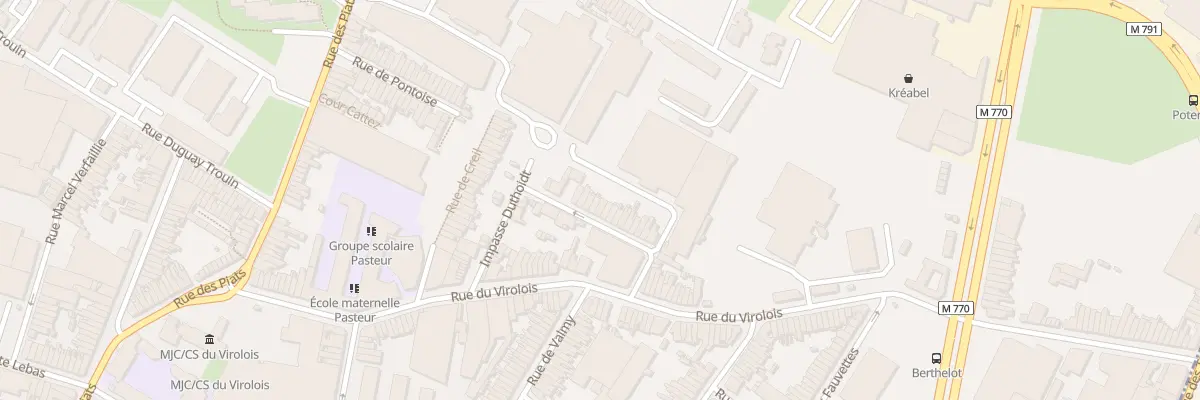 Plan du 24 Rue Henri Carette à Tourcoing