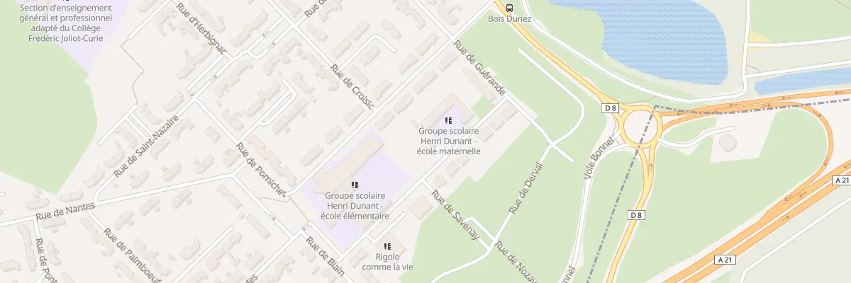 Plan du 92 Rue de Lusanger à Lallaing