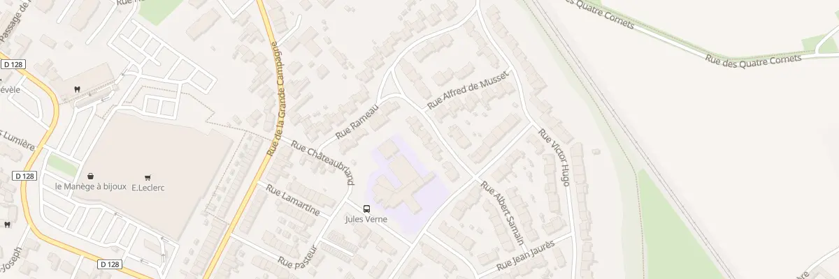 Plan du 6 Rue Albert Samain à Templeuve-en-Pévèle