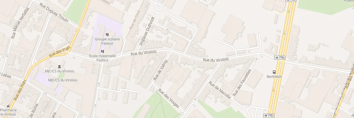 Plan du 108 Rue du Virolois à Tourcoing