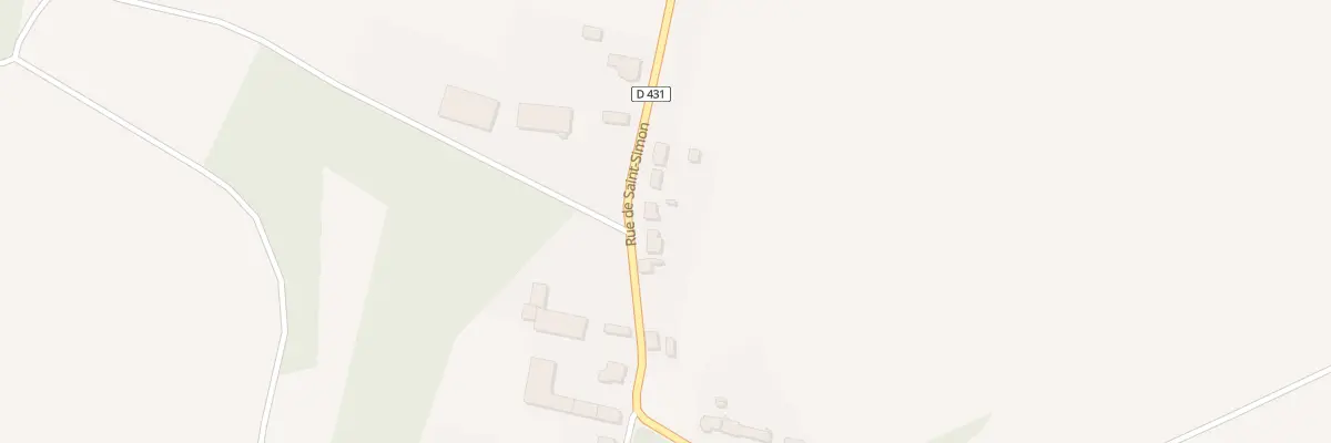 Plan du 5001 Rue de St Simon à Annois