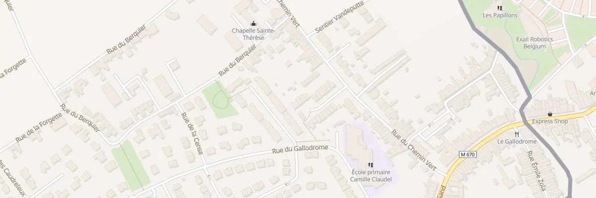 Plan du 18 Rue Marc Sangnier à Neuville-en-Ferrain
