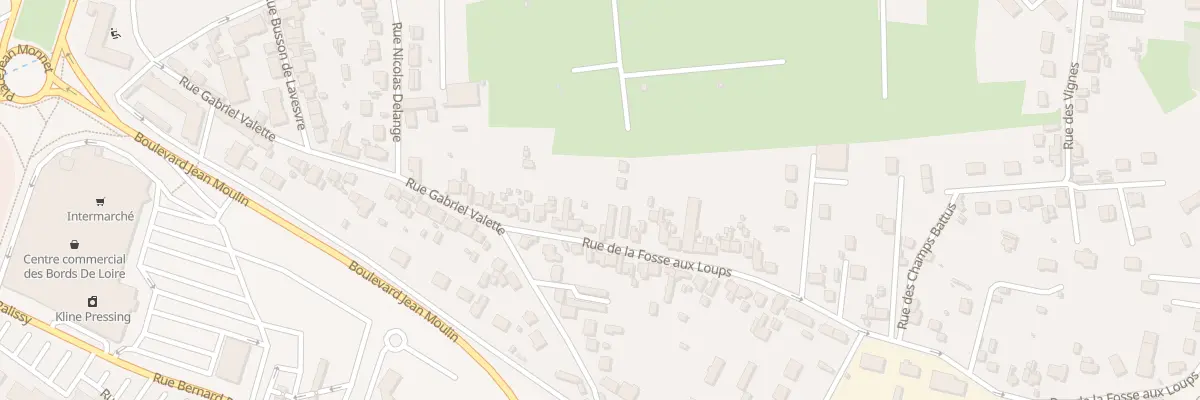Plan du 7 Rue de la Fosse aux Loups à Nevers