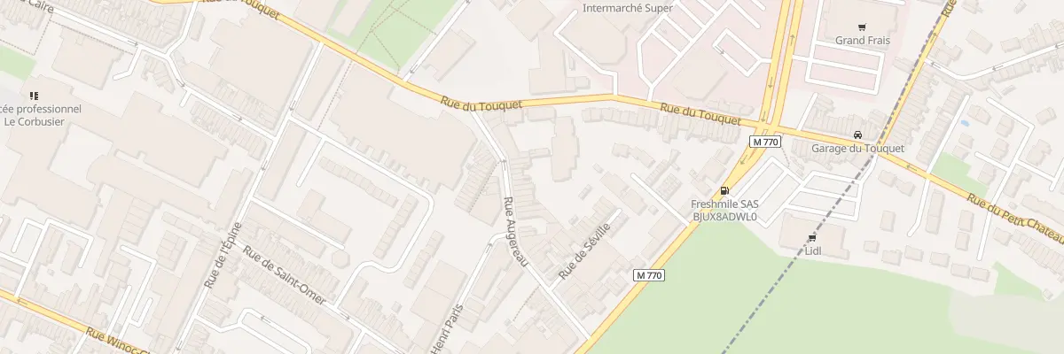 Plan du 19 Rue Augereau à Tourcoing
