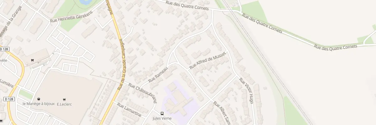 Plan du 7 Rue Albert Samain à Templeuve-en-Pévèle