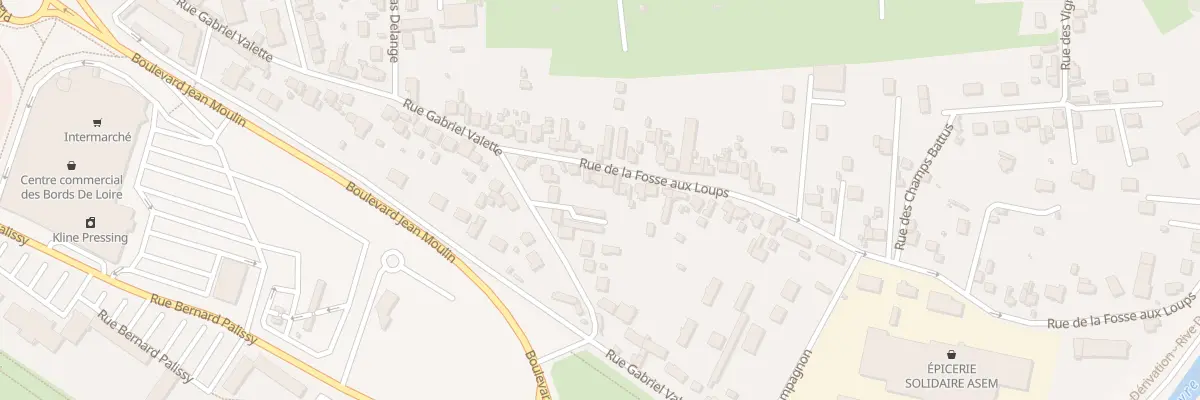 Plan du 6 Rue de la Fosse aux Loups à Nevers