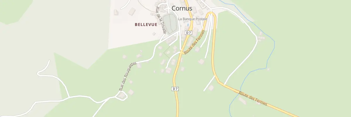 Plan du 5166 La Parro à Cornus