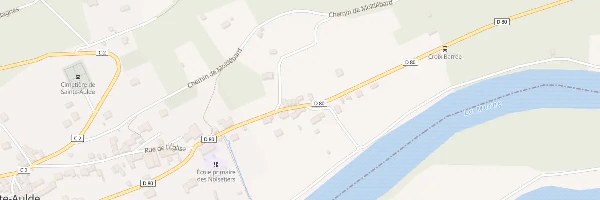 Plan du 57 Rue du Bourg à Sainte-Aulde