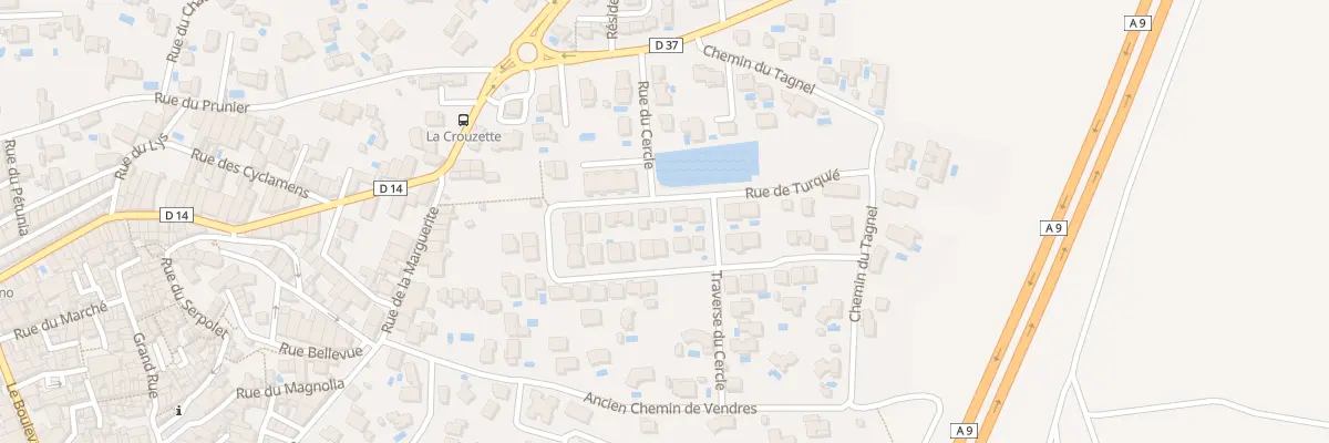 Plan du 34 Rue du Cercle à Lespignan