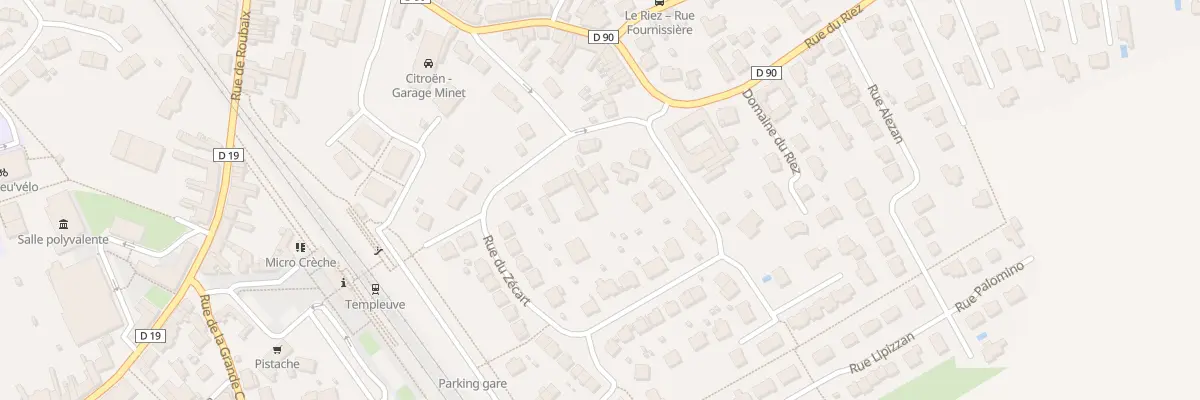 Plan du 24 Rue du Riez à Templeuve-en-Pévèle