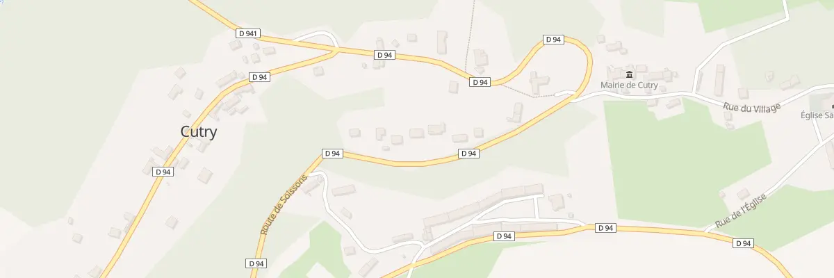 Plan du 16 Rte de Soissons à Cutry