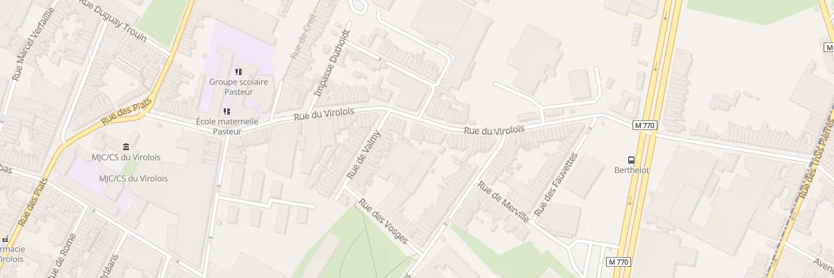 Plan du 116 Rue du Virolois à Tourcoing