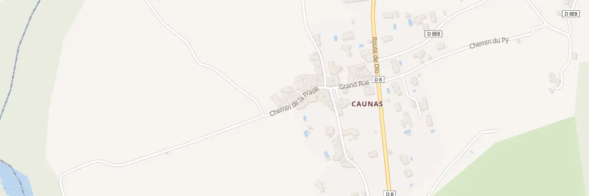 Plan du 5355 Caunas à Lunas-les-Châteaux