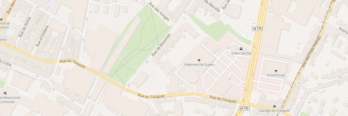 Plan du 701 Rue de Bouvines à Tourcoing