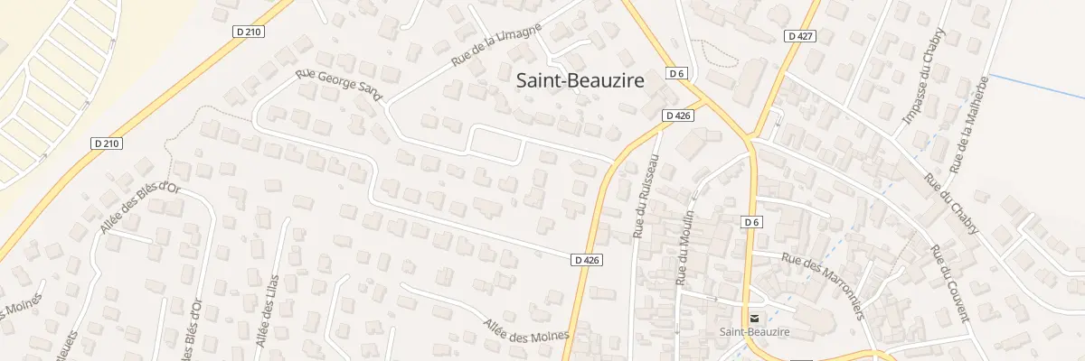 Plan du 5 Rue Victor Hugo à Saint-Beauzire