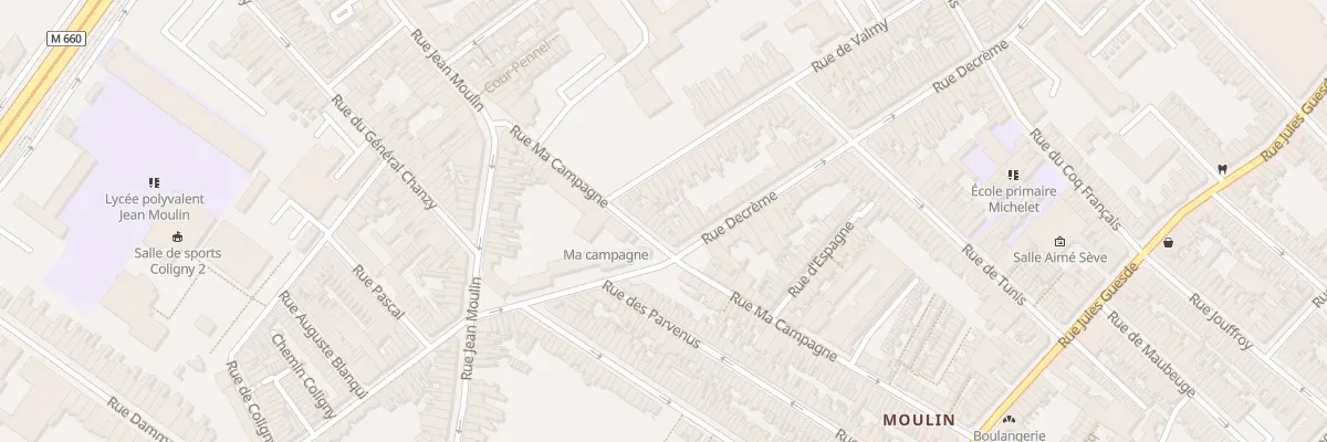 Plan du 15 Rue ma Campagne à Roubaix