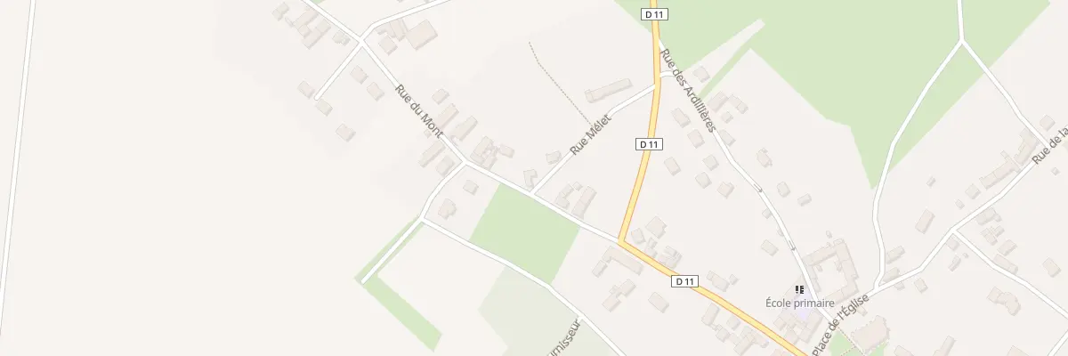 Plan du 16 Rue du Mont à Chézy-en-Orxois