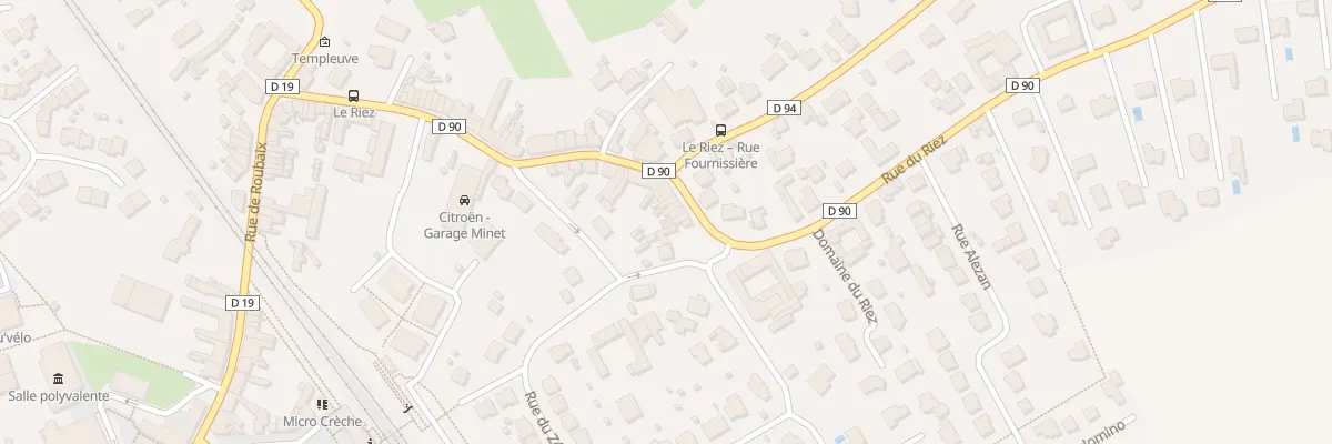 Plan du 44 Rue du Riez à Templeuve-en-Pévèle