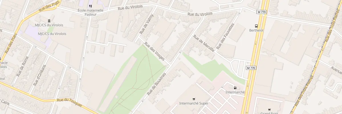 Plan du 101 Rue de Bouvines à Tourcoing