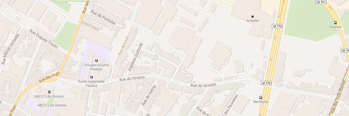 Plan du 10 Rue Henri Carette à Tourcoing