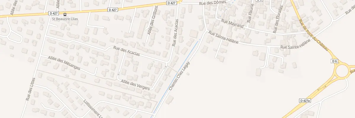 Plan du 17 Rue des Acacias à Saint-Beauzire