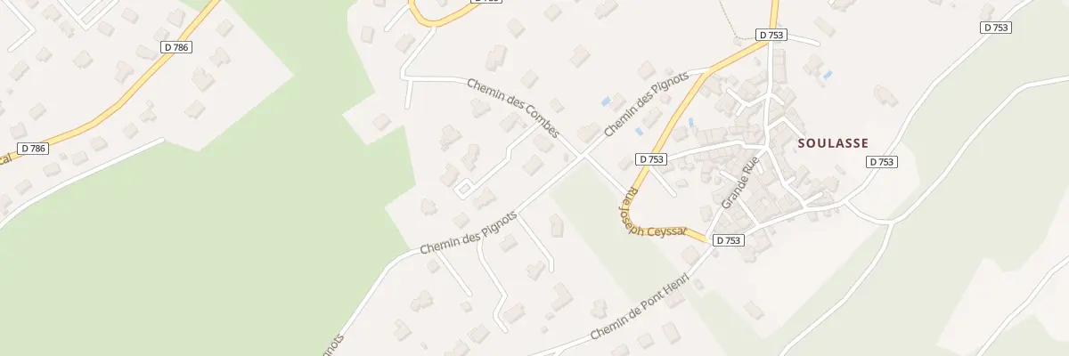 Plan du 1 All des Eglantiers à Veyre-Monton