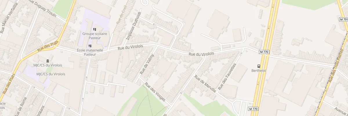 Plan du 122 Rue du Virolois à Tourcoing