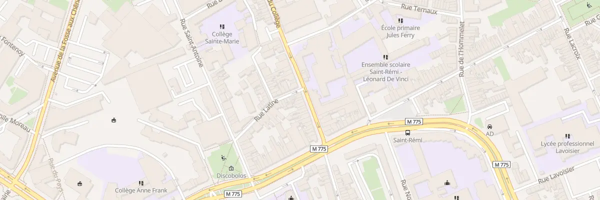 Plan du 79 Rue du Collège à Roubaix