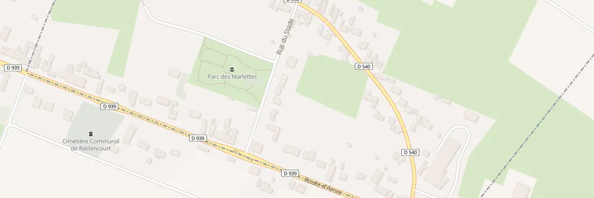 Plan du 3 Rue du Stade à Sailly-lez-Cambrai