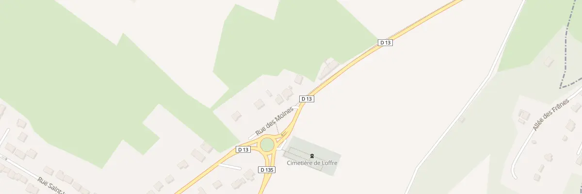 Plan du 1715 Rue des Moines à Loffre