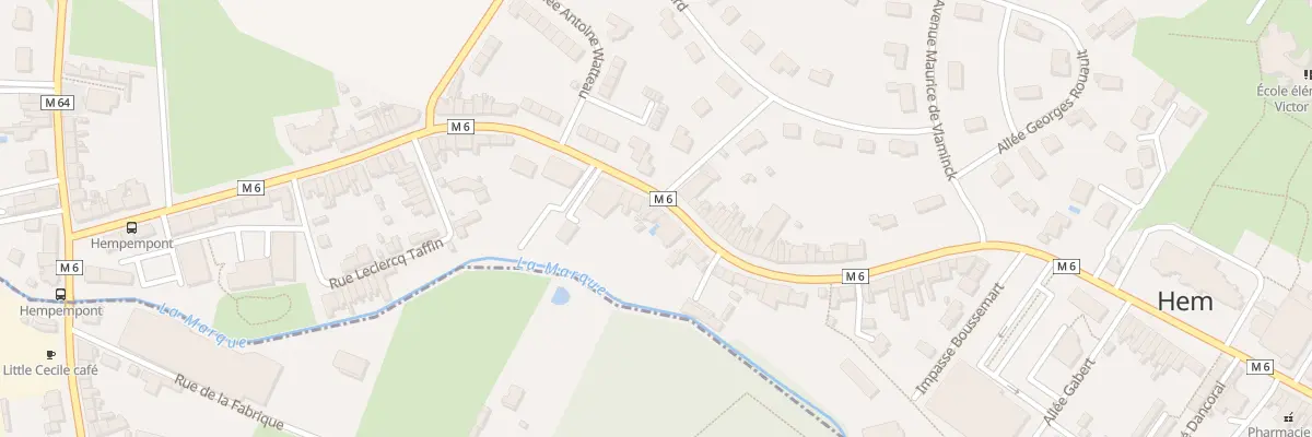 Plan du 117 Rue du Gal Leclerc à Hem