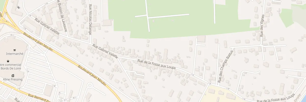 Plan du 11 Rue de la Fosse aux Loups à Nevers