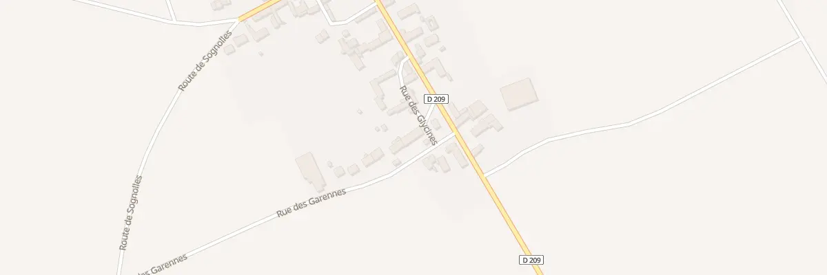 Plan du 6 Rue des Glycines à Lizines