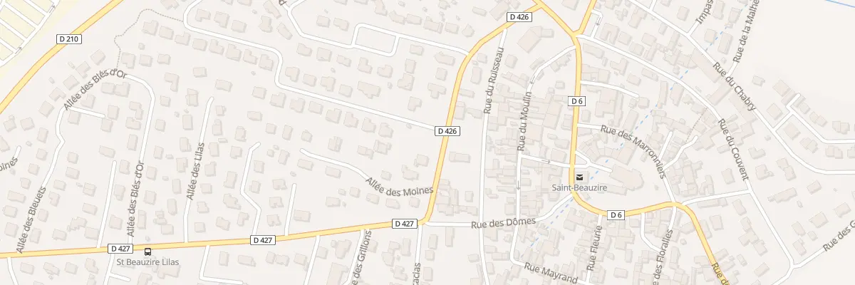 Plan du 2B Rue des Moines à Saint-Beauzire