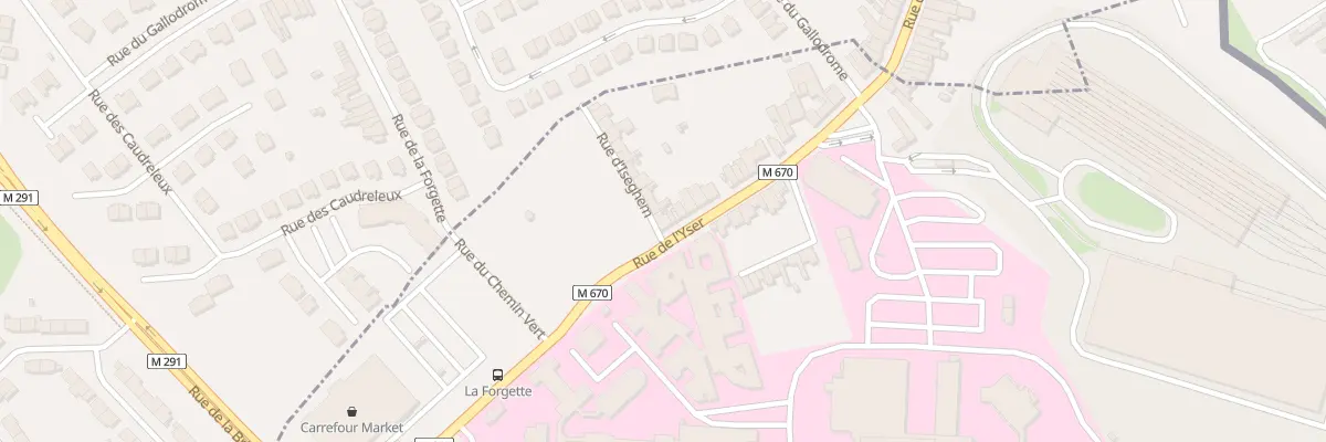 Plan du 397 Rue de l’Yser à Tourcoing