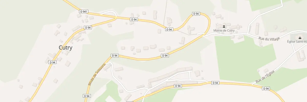 Plan du 14 Rte de Soissons à Cutry