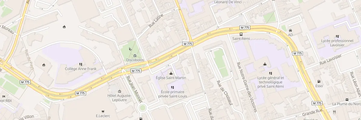 Plan du 3 Rue Pellart à Roubaix