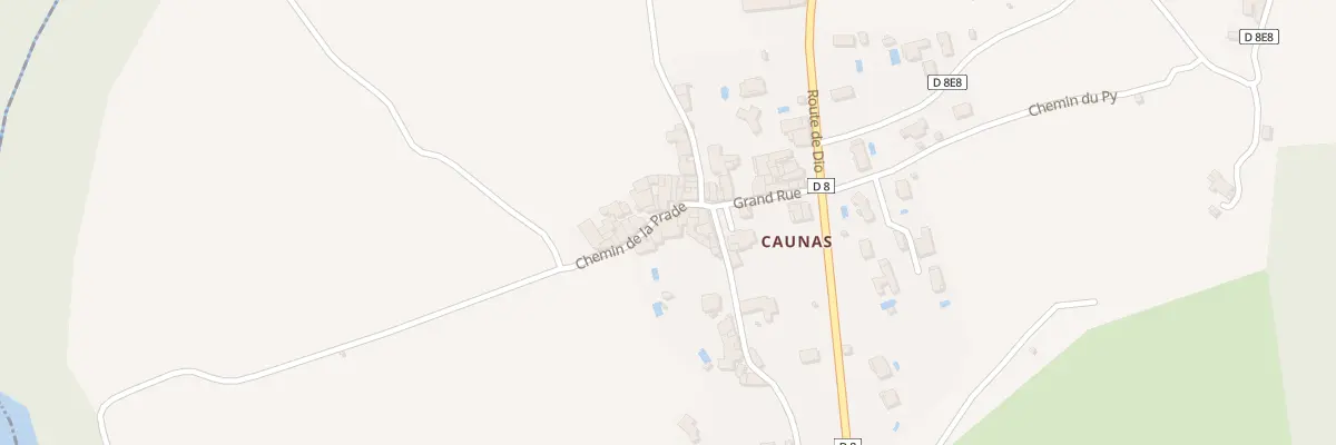 Plan du 5351 Caunas à Lunas-les-Châteaux