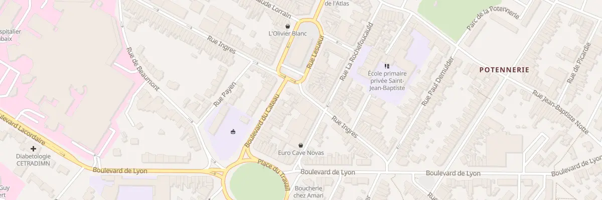 Plan du 82 Rue Ingres à Roubaix