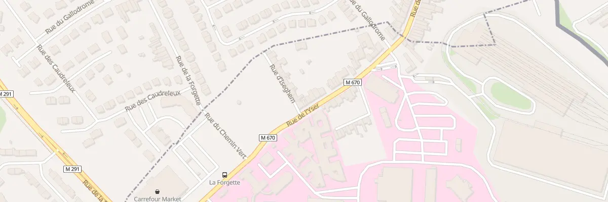 Plan du 399 Rue de l’Yser à Tourcoing