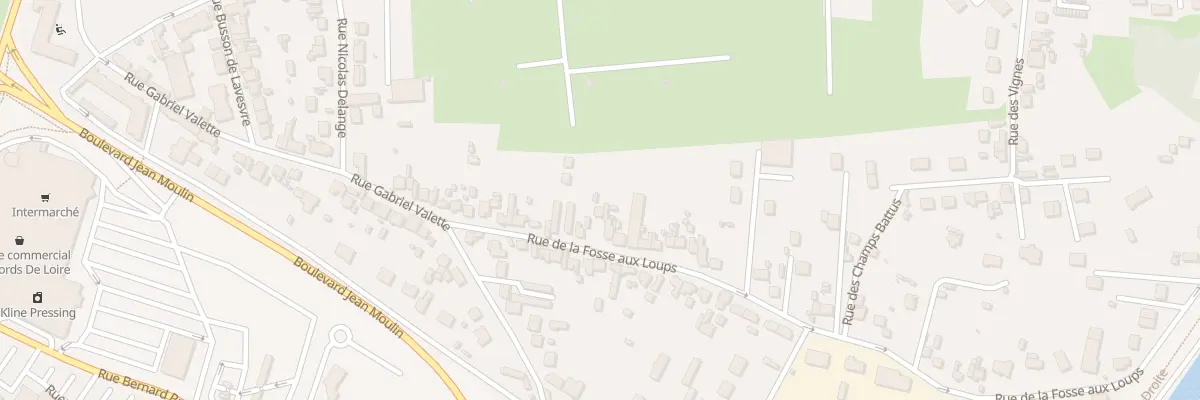 Plan du 13 Rue de la Fosse aux Loups à Nevers