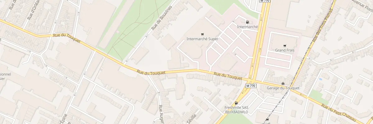 Plan du 183 Rue du Touquet à Tourcoing