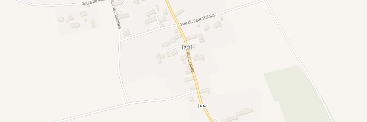 Plan du 11 Rue Grande à Thénisy
